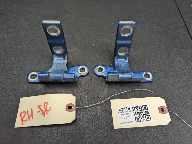 Front Right Door Upper & Lower Hinge 2015 Lexus RC350 68710-24050 2016-2020 2021