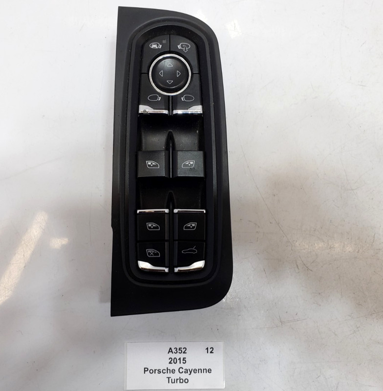 ✅ 11-18 OEM Porsche Cayenne Turbo 958 Front Left Driver Master Window Switch