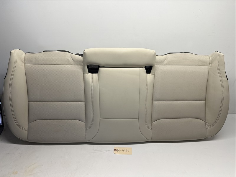 21-23 OEM Tesla Model S Rear Bottom Lower Seat Cushion Leather Off white 4254 UP