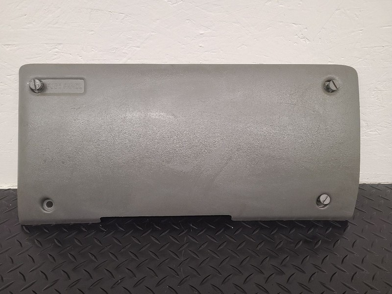 99-04 Ford F250SD Left Dash Under Column Fuse Box Cover Gray OEM F81B-25044F08-A