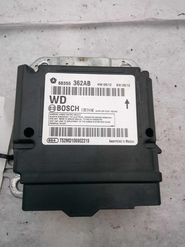Used Air Bag Module fits: 2019 Dodge Durango Air Bag occupant restraint 3.6 Grad