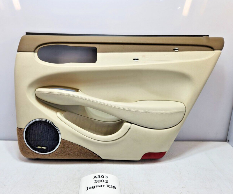 ✅ 98-03 OEM Jaguar XJ8 XJR SWB Rear Right Passenger Interior Door Panel Beige*