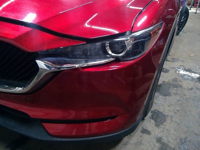 Driver Headlight Without Adaptive Headlamps Fits 17-21 MAZDA CX-5 1754785