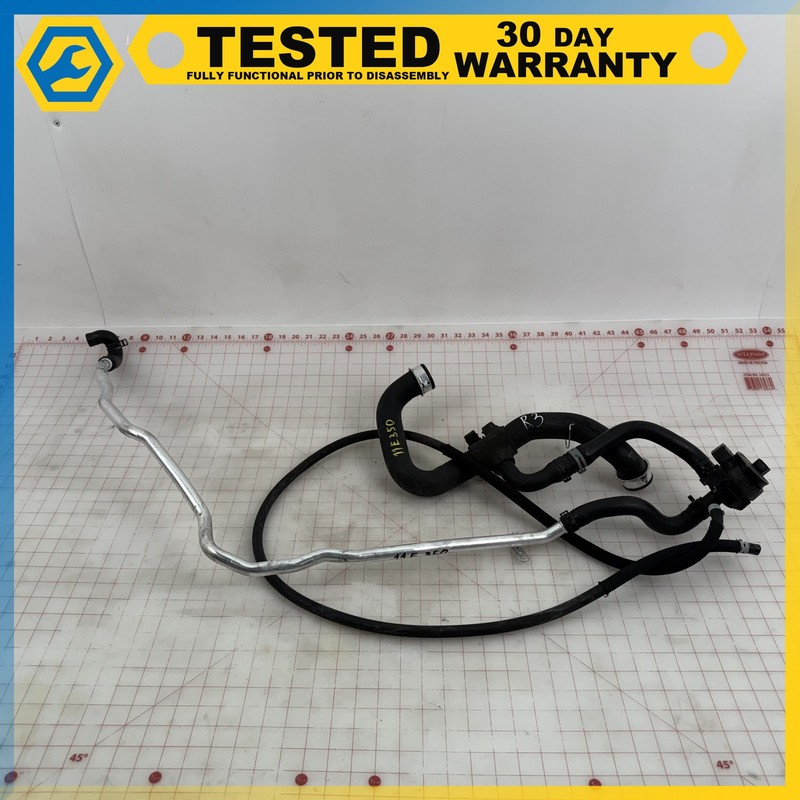 10-13 MERCEDES-BENZ E350 RADIATOR COOLANT HOSE PIPE LINE SET OEM