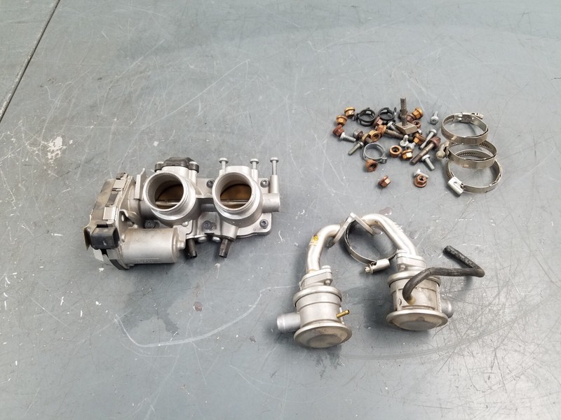 2016 14 15 16 17 Audi RS7 4.0L EGR / Intercooler Valves / Hardware #4402 G1