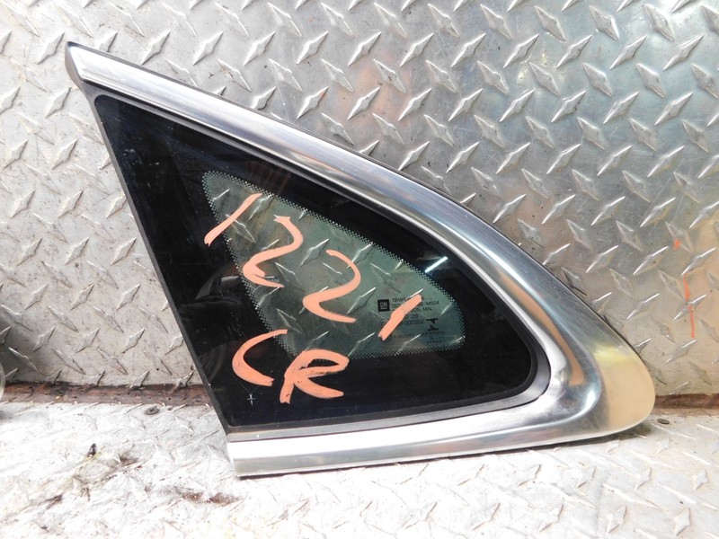 17-25 CHEVROLET MALIBU LEFT REAR DRIVER QUARTER GLASS