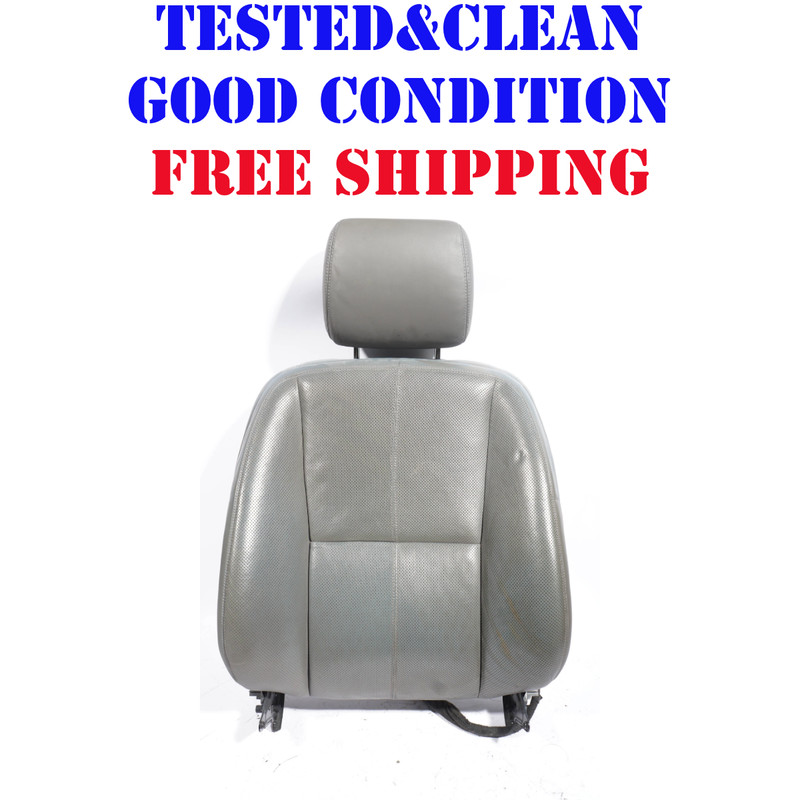 07-09 MERCEDES S550 W221 FRONT LEFT DRIVER SEAT BACK BACKREST UPPER OEM