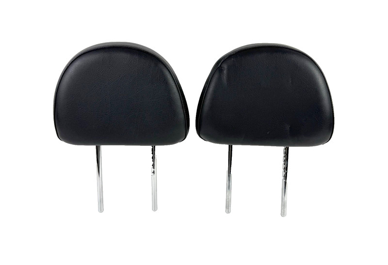 2002-2004 Mini Cooper S 1.6L Front Seat Headrests Set Left & Right Black OEM