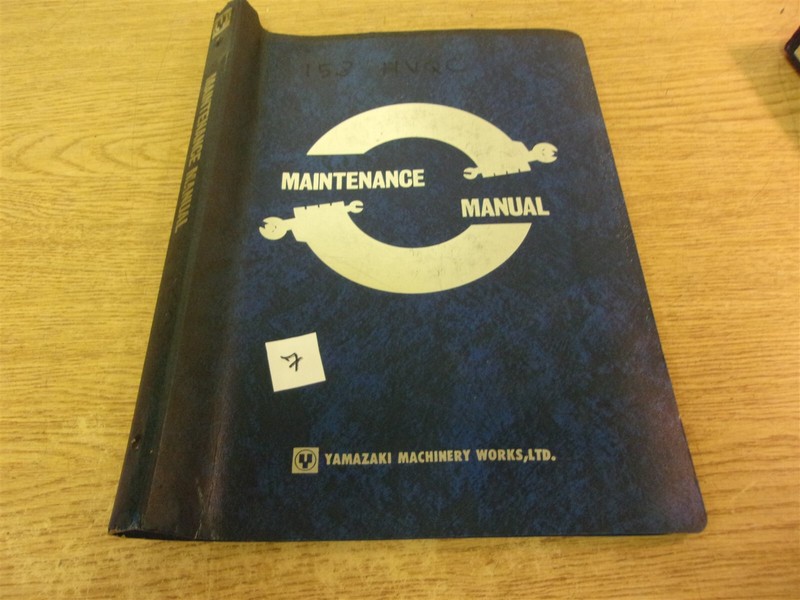 Yamazaki Maintenance Manual Vertical Quality Center VQC-20/40420/50 "7"