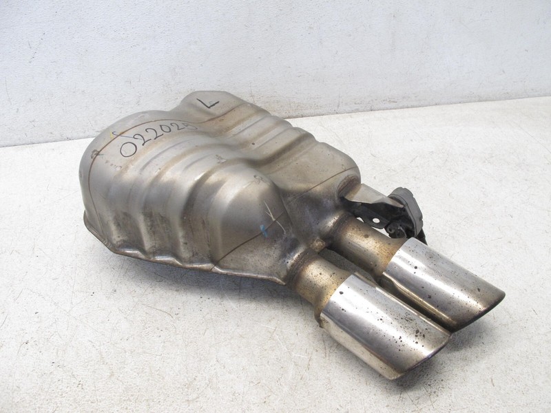 13-16 AUDI B8 S4 EXHAUST PIPE MUFFLER REAR END SECTION LEFT DRIVER OEM 022025