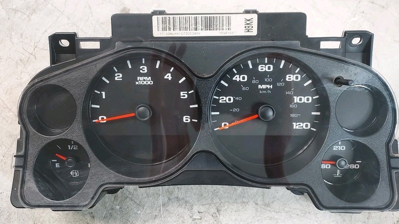 2007-2014 Chevy Silverado 1500 Speedometer Cluster 25861651 245,134 Miles OEM