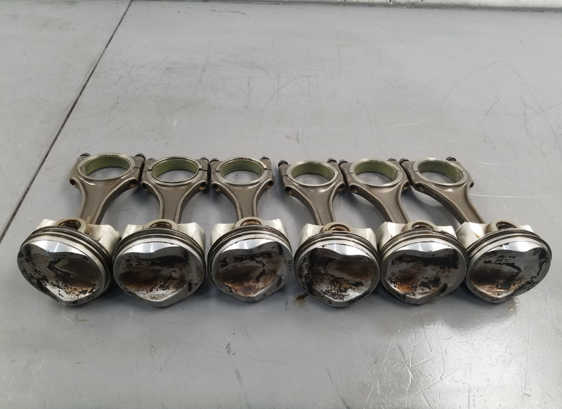 2014 Audi S4 Quattro B8 3.0L TFSI Pistons / Connecting Rods#8487 VV3