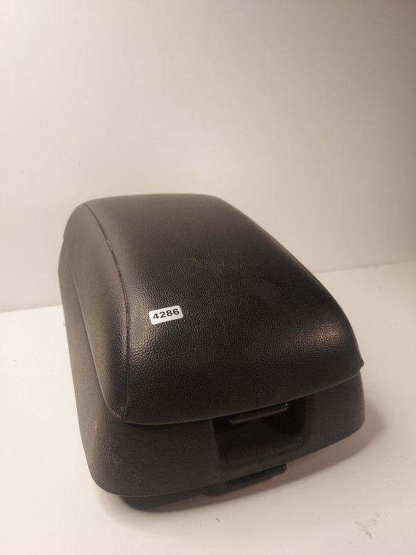 2007-2012 Hyundai Santa Fe Console Black Leather Armrest Storage OEM