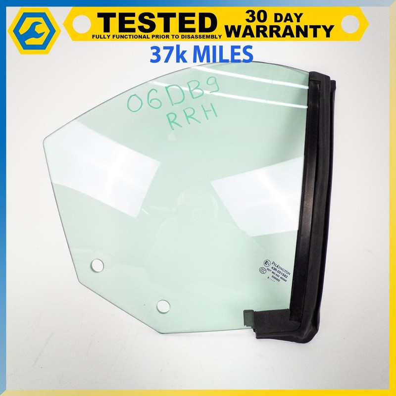 05-12 ASTON MARTIN DB9 VOLANTE REAR RIGHT SIDE QUARTER WINDOW GLASS OEM