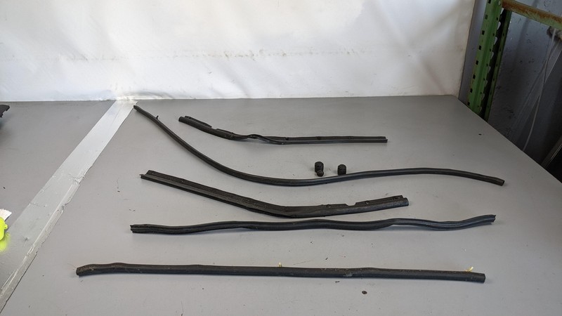 7PC Hood Weatherstrips & Bumper Stopper 2020 Nissan Murano 65810-9UH0A 19 - 22