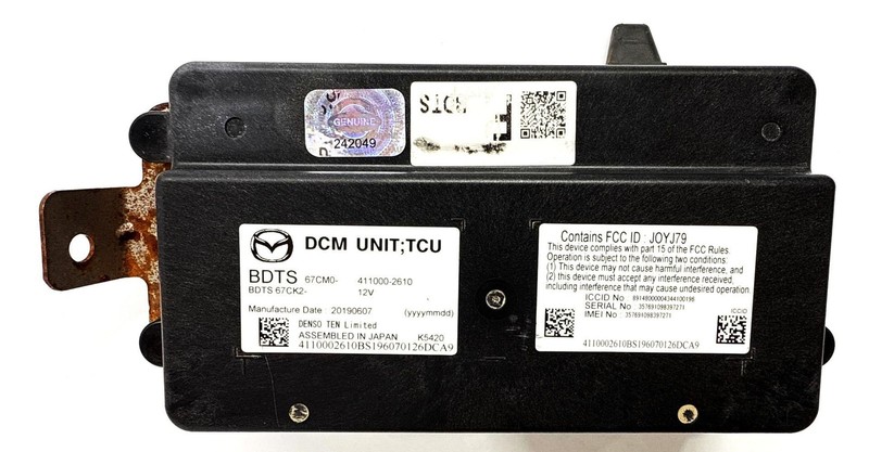 2019-2023 Mazda 3 Preffered Data Communication Control Module BDTS 67CM0 OEM
