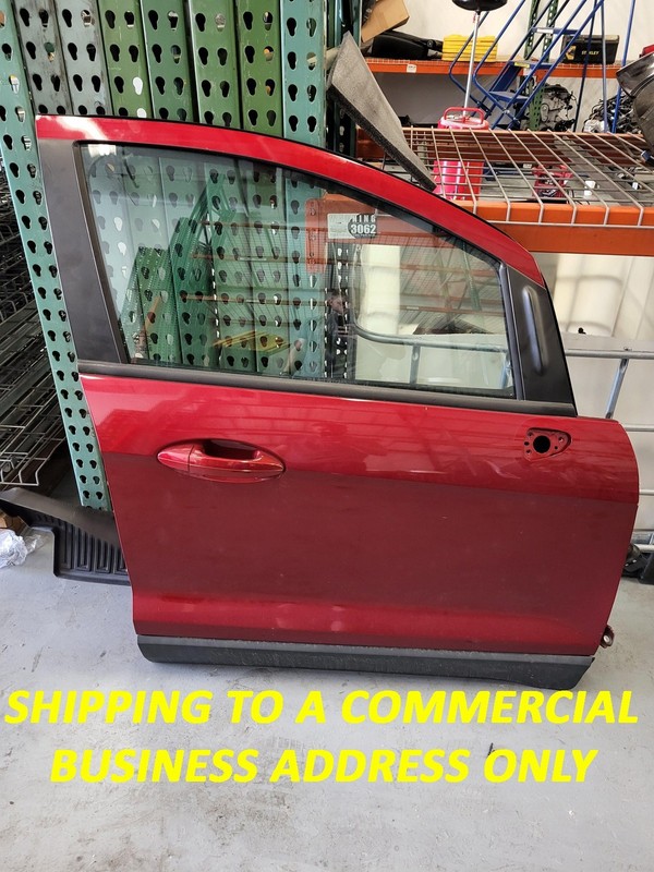 Used Oem Ford Right Passenger Front Door for 2018-2021 Ecosport SE 1.0L FWD