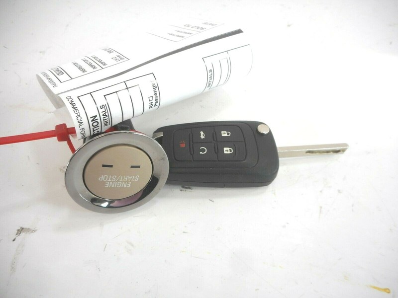 14 15 16 Buick LaCrosse Keyless Ignition Switch W/ Key Fob OEM Opt BTM