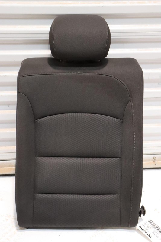 2016-2024 CHEVY MALIBU REAR LEFT SEAT UPPER BACKREST CUSHION CLOTH BLACK OEM