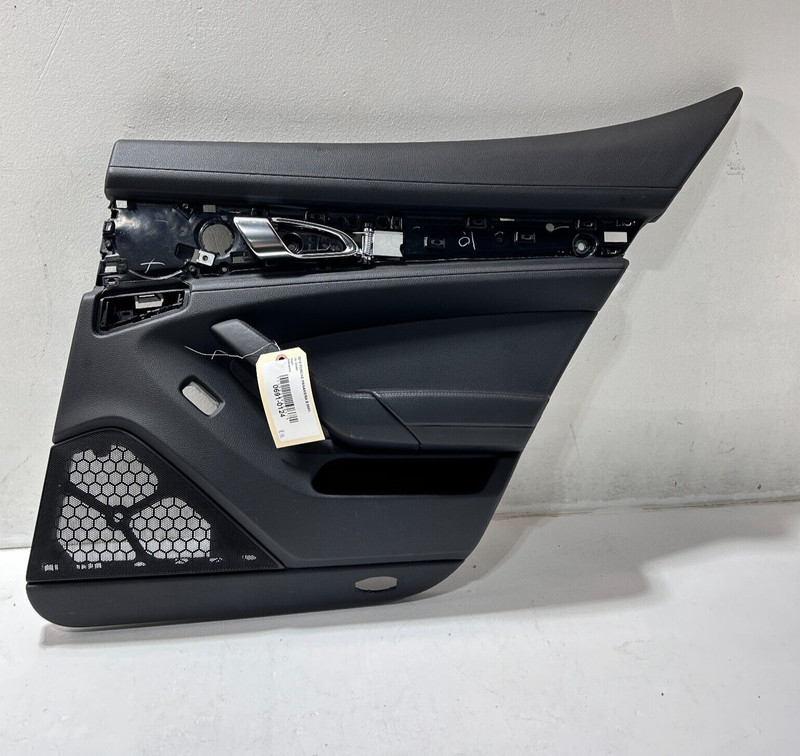 2010-11-12-2016 PORSCHE PANAMERAINTERIOR DOOR PANEL TRIM COVER REAR RIGHT OEM