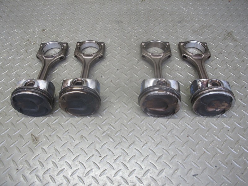 2012 RANGE ROVER EVOQUE L538 2.0L TIVCT ENGINE PISTON CONNECTING ROD SET OF 4