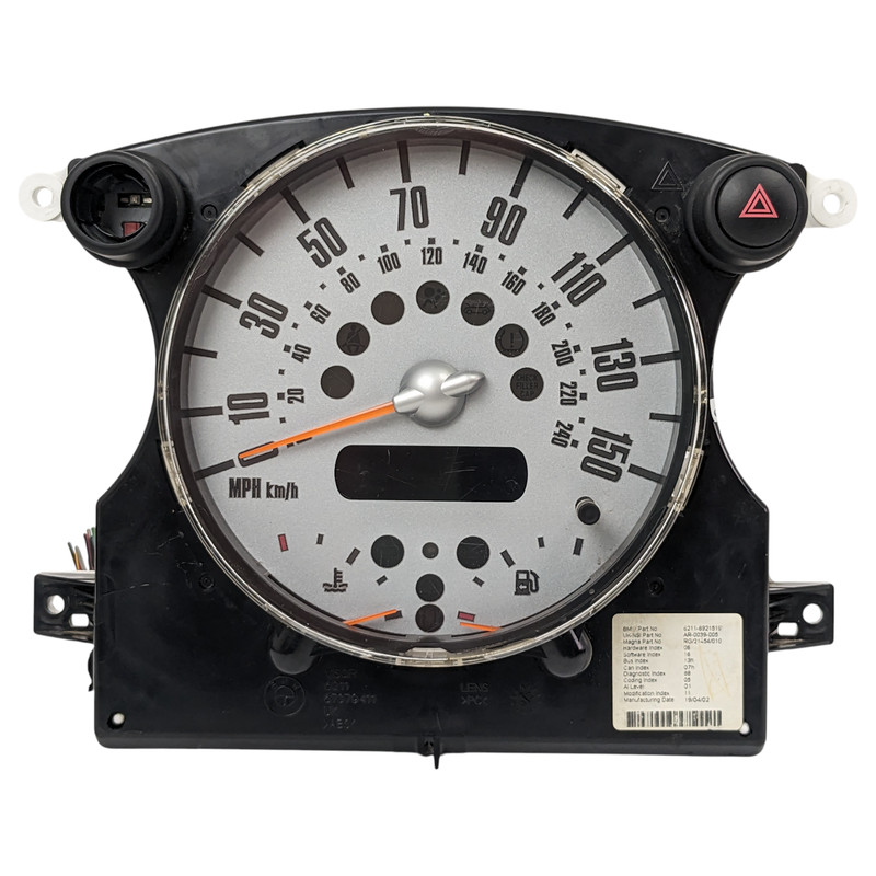 2002-2008 BMW Mini Cooper In Dash Speedometer Instrument Cluster Gauges MPH DMG*