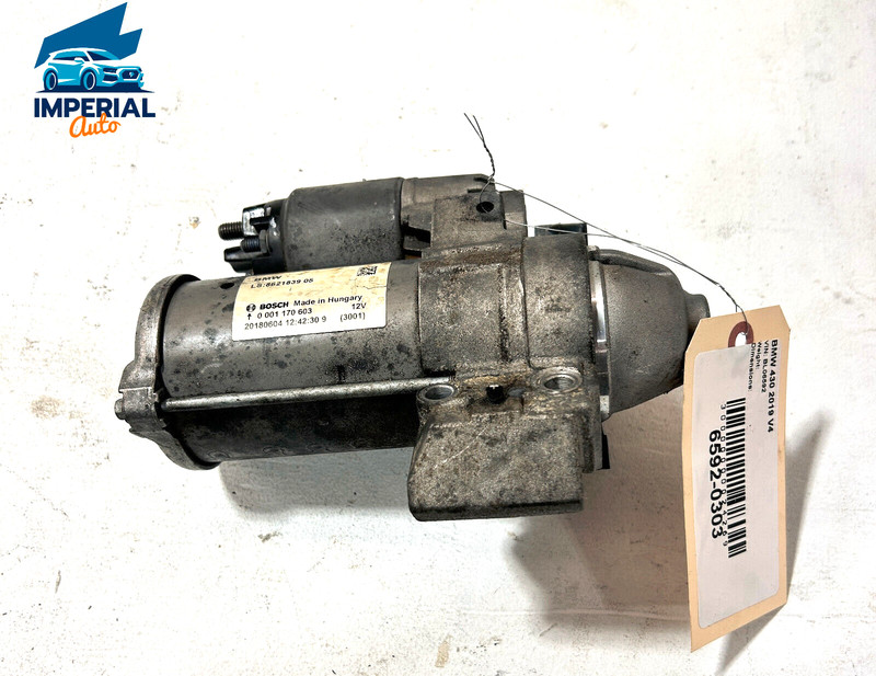 2017 - 2020 BMW 430I XDRIVE 2.0L ENGINE STARTER MOTOR 53K MILEAGE OEM