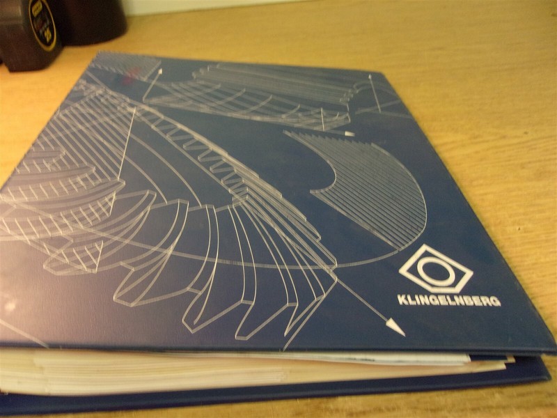 Klingelnberg Oerlikon L60/L60A Mechanical Parts List N 293439 AAA204218