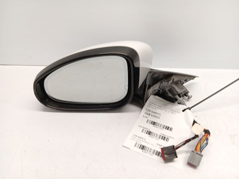 14-19 Jaguar F Type Left Driver Side View Mirror Power Folding White