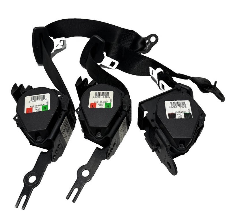 📌 2012-18 BMW 320I REAR LEFT / RIGHT / CENTER SIDE SEAT BELT RETRACTOR SET OEM