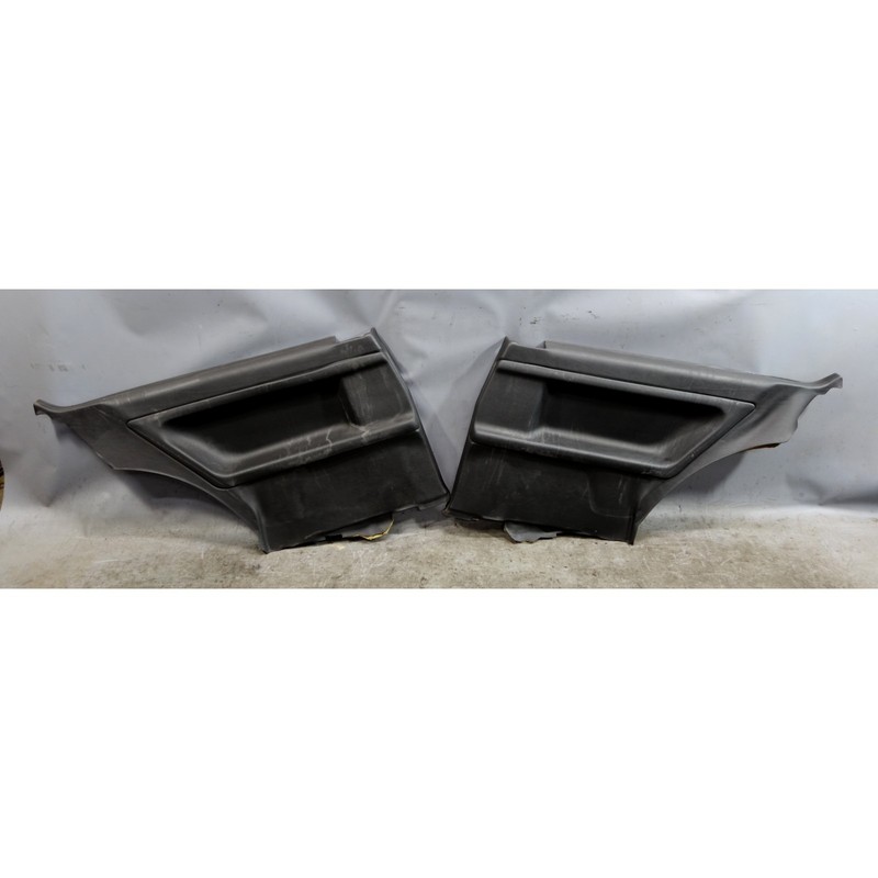 97-99 BMW E36 3-Series Coupe Rear Interior Lateral Trim Panels Black Vinyl OEM