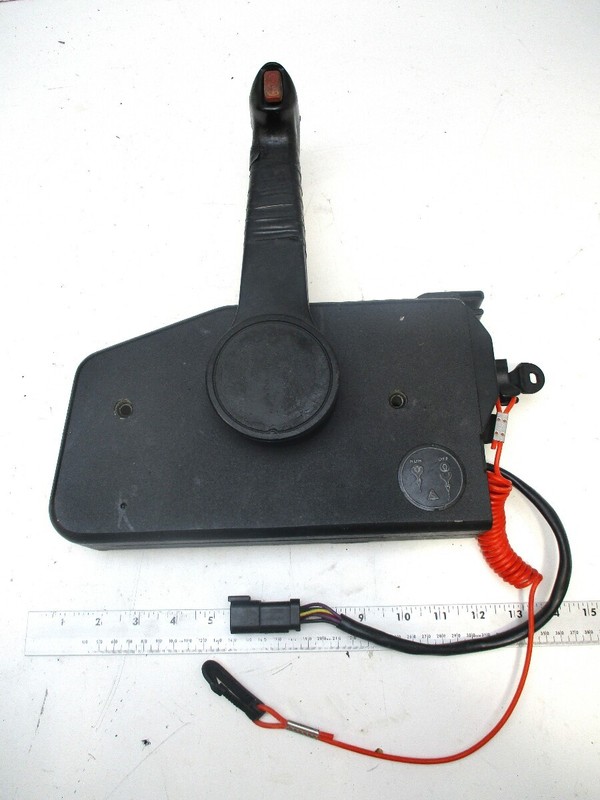 176381 1996-0000 OMC Evinrude Johnson Boat Remote Control Box W/Trim