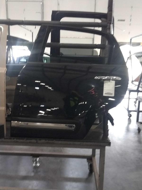 2016 FIAT 500 Left Rear Door Black - Used, Dented, 85k Miles, OEM Part 188327