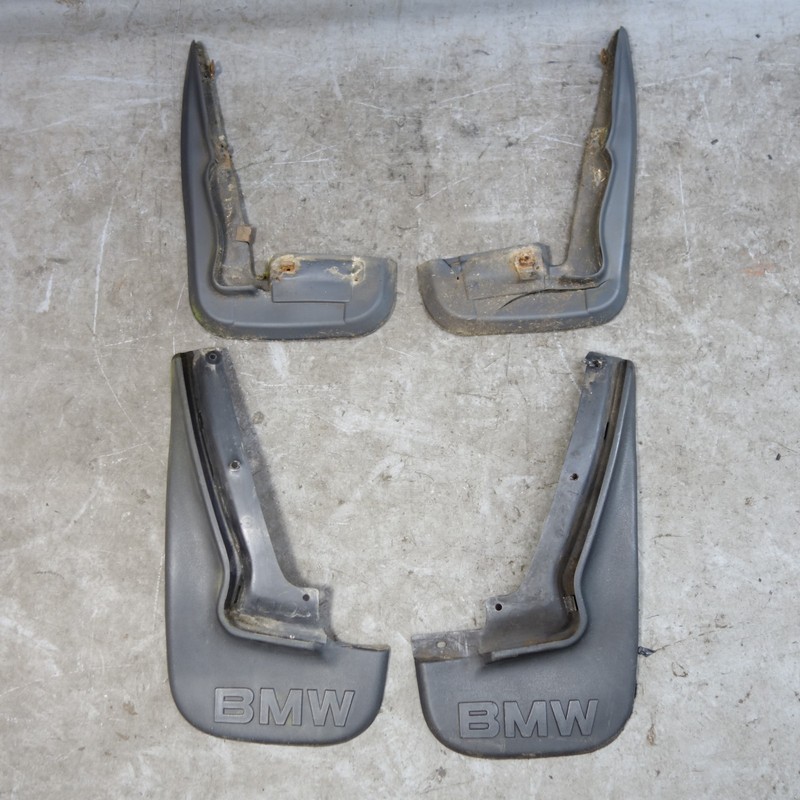 Damaged 92-99 BMW E36 3-Series Factory Mud Flap Trim Set of 4 OEM NLA