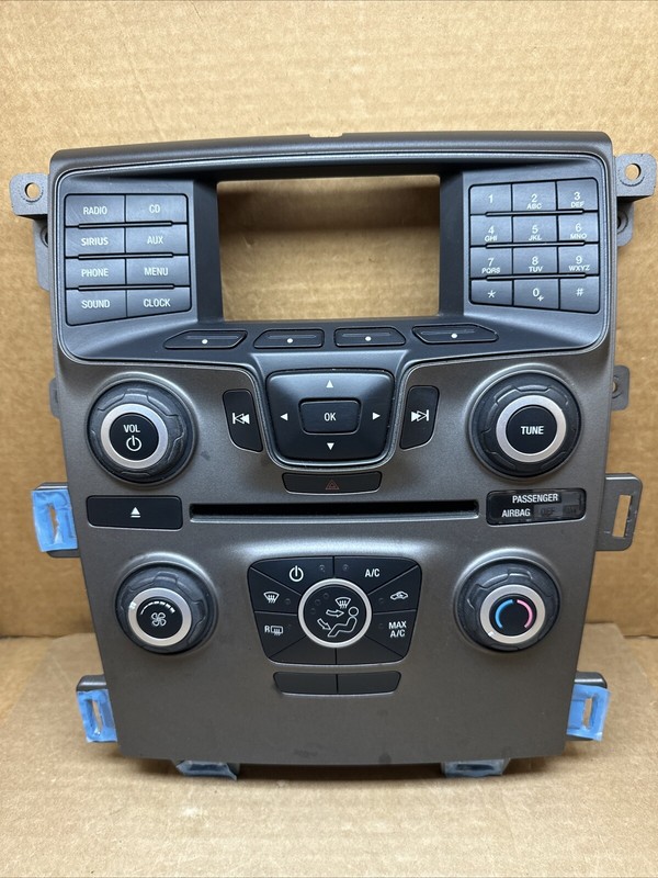 2011-2014 Ford Edge Radio Face Climate Control Panel Bezel DT4T-18A802-AA