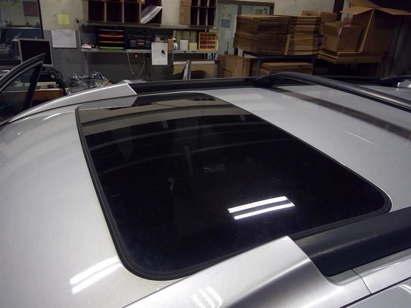 Complete Sun Roof Glass Tracks and Motor Fits 07-12 SANTA FE 1766175
