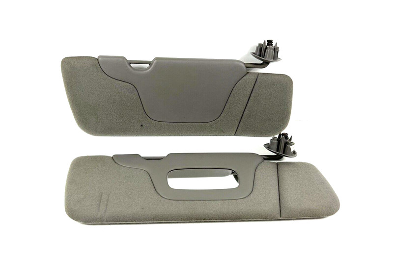 1999-2002 Chevy Silverado Sierra Sun Visors Pair *Gray Left & Right OEM