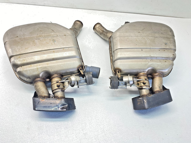12-18 BMW F06 F12 F13 650 N63 Rear Exhaust Muffler Pipe w/Tips Assembly Set OEM✅