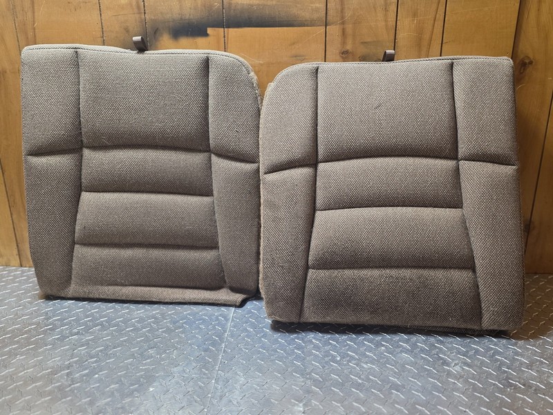 1994-98 Mustang Coupe GT COBRA SVT Rear Seat Back Upper Saddle Tan Cloth OEM