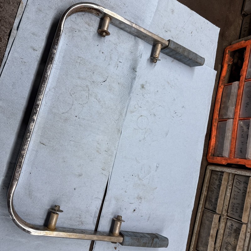 1973 Snojet Sno Jet SST 440 433 vintage snowmobile Rear Bumper Grab Bar