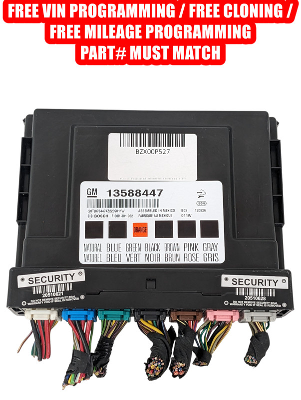 VIN PROGRAMMED Plug&Play Body Control Module 13588447 Fits GM 2013-2016 OEM
