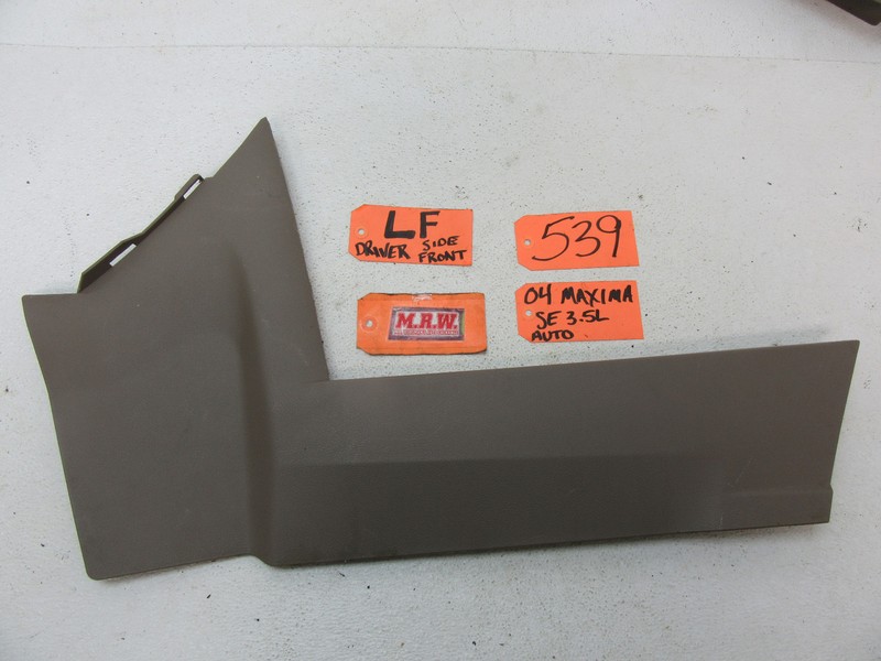 MAXIMA LEFT DRIVER SIDE CENTER CONSOLE TRIM DOOR PANEL SEAT L LH COVER DASH CAR