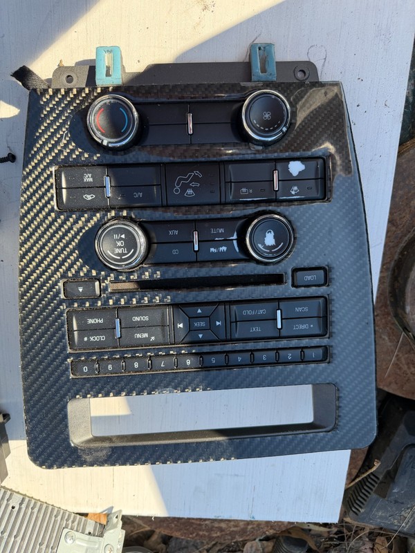 14 FORD MUSTANG OEM RADIO STEREO CONTROL PANEL W/ BEZEL TRIM