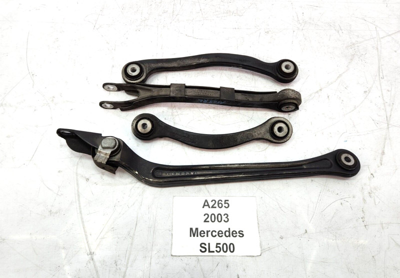 ✅ 03-12 OEM Mercedes R230 SL500 Rear Left Driver Side Suspension Control Arm SET