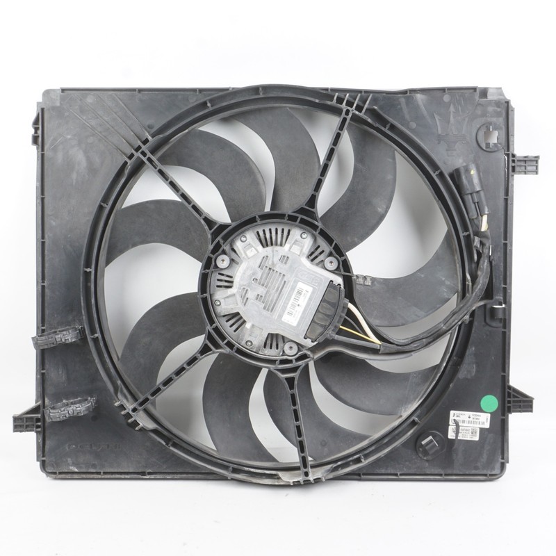 14-17 Maserati Ghibli M157 3.0 V6 Radiator Cooling Fan & Shroud OEM