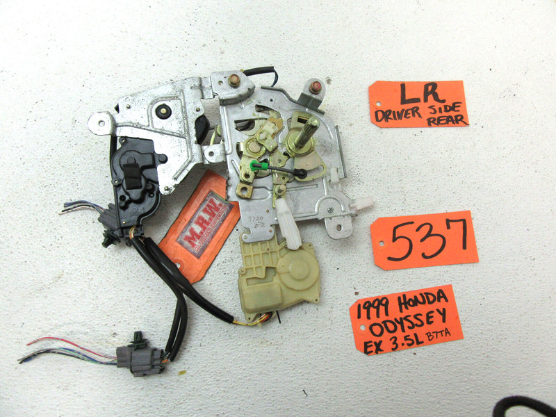 DOOR PANEL DOOR LATCH LOCK MOTOR HANDLE LH LEFT REAR LR for 99-04 HONDA ODYSSEY