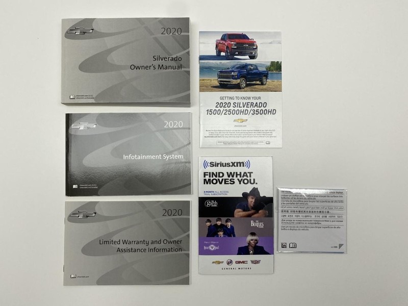 Owners Manual 2020 Chevrolet Silverado 86654