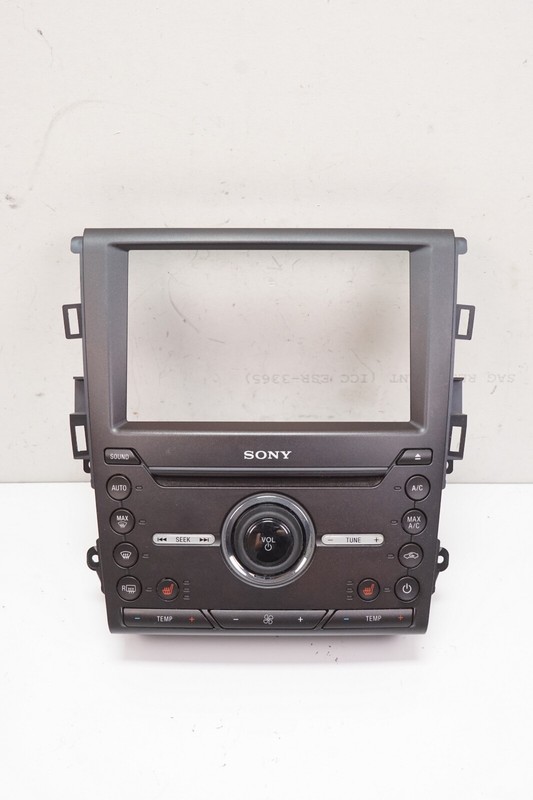 FORD FUSION Heater Climate Control Radio CD Dash Bezel BROWN OEM 2014 - 2016