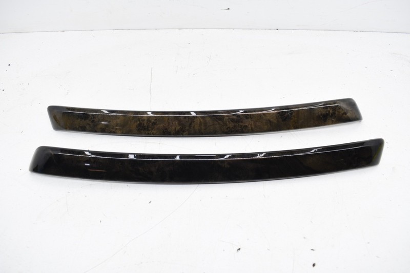 2007 BMW E92 328i Rear Left Right Side Panel Dark Wood Trim Cover Set OEM KW79