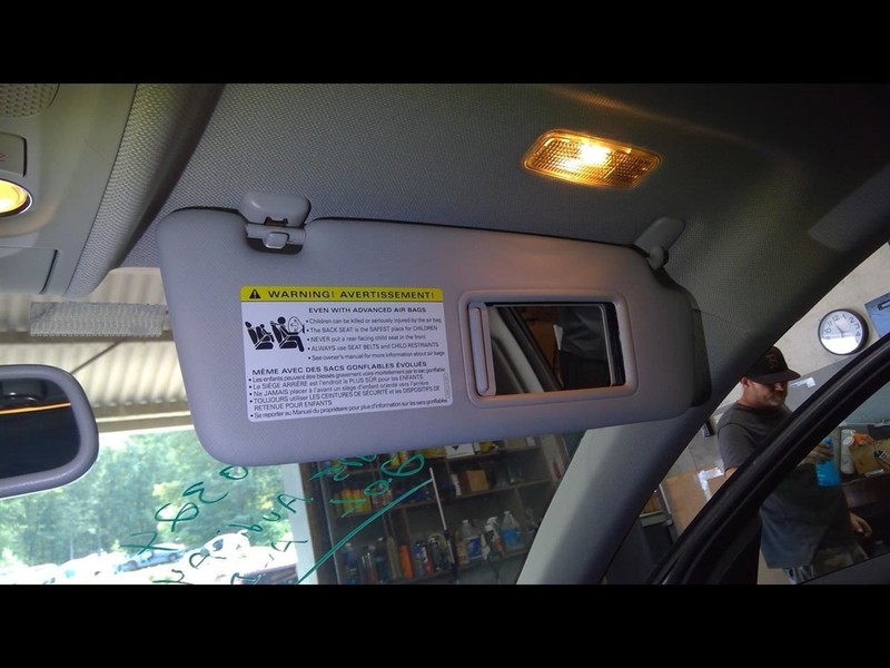 Passenger Sun Visor Roof Illuminated Fits 13-16 AUDI A4 1645399